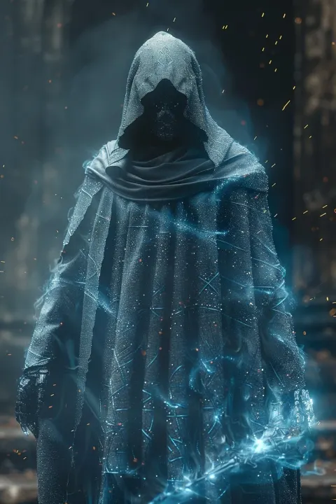 Knight Cybernetic Mage Robes