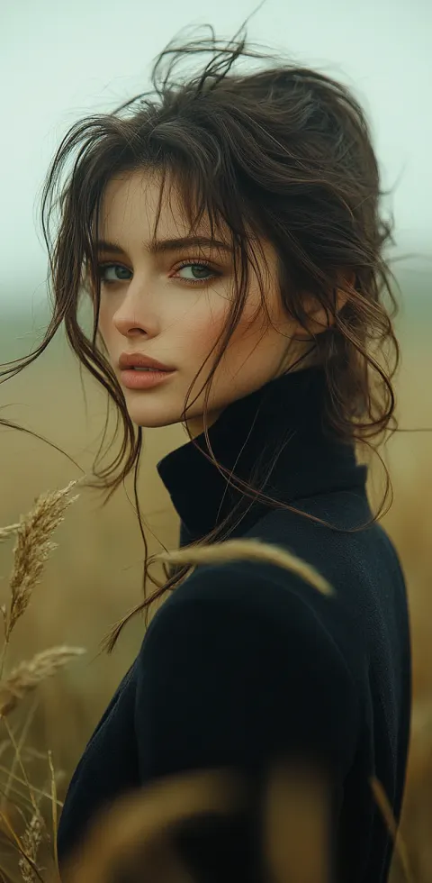 Woman Field Photography Portrait