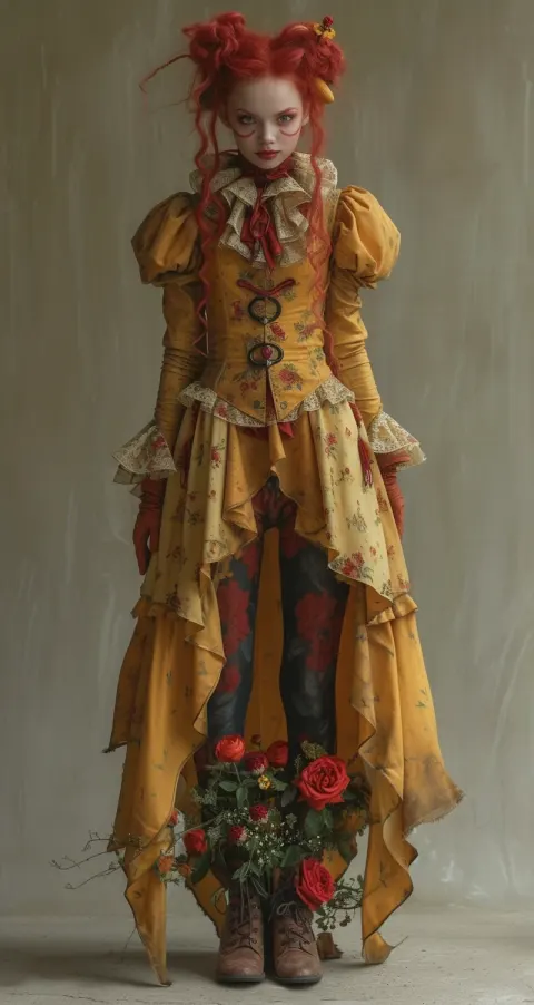 Magical Girl Clown Red Hair