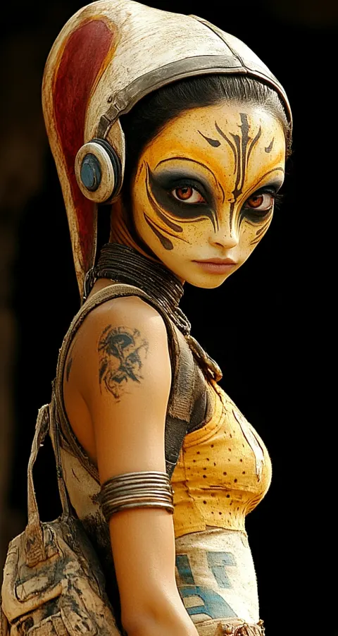 Alien Female Side Profile