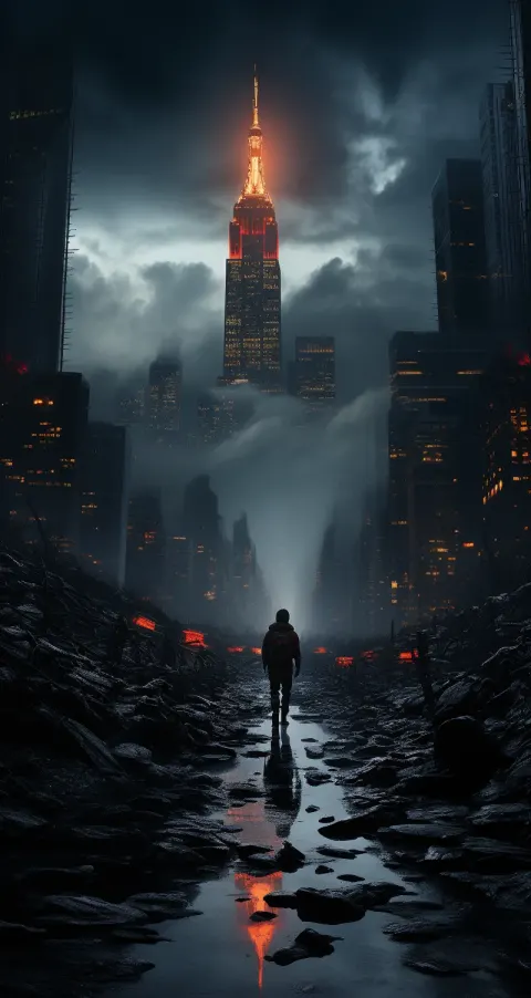 Dystopian New York Gritty