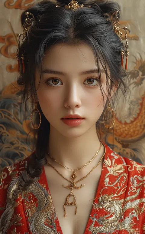 Beautiful Chinese Girl Visual Study Art