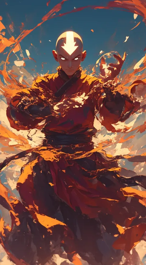 Avatar Aang Visual Study Art