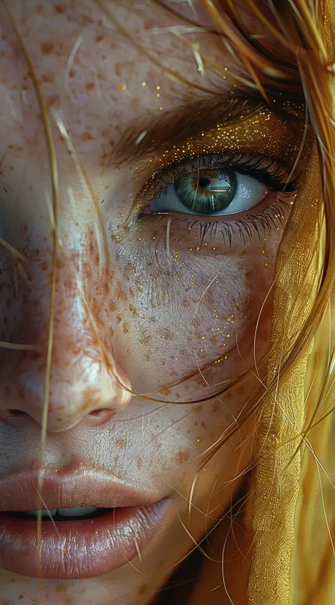 Close Woman Visual Study Art