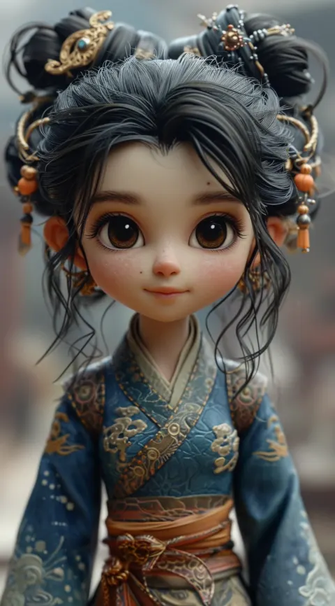 Picture Chinese Girl Visual Study Art