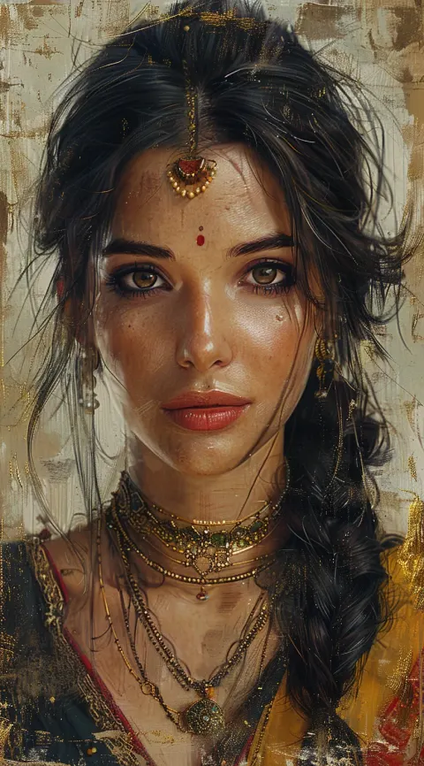 Painting Woman Visual Study Art