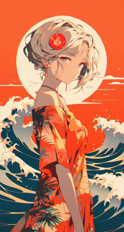 Woman Ocean Portrait