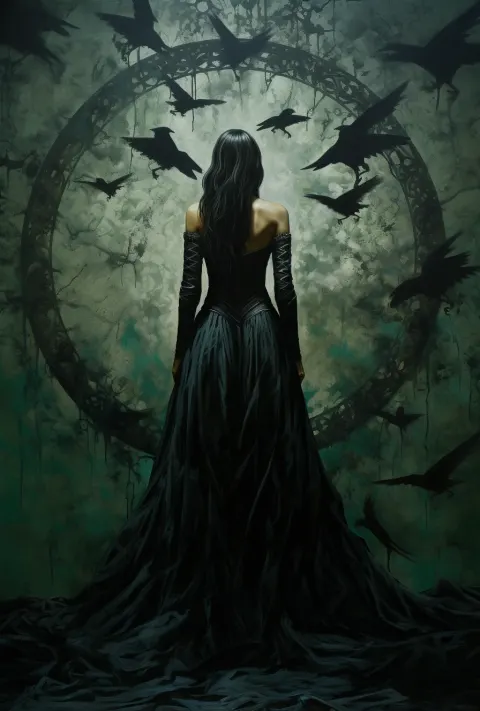 Woman Dark Fantasy Silhouette