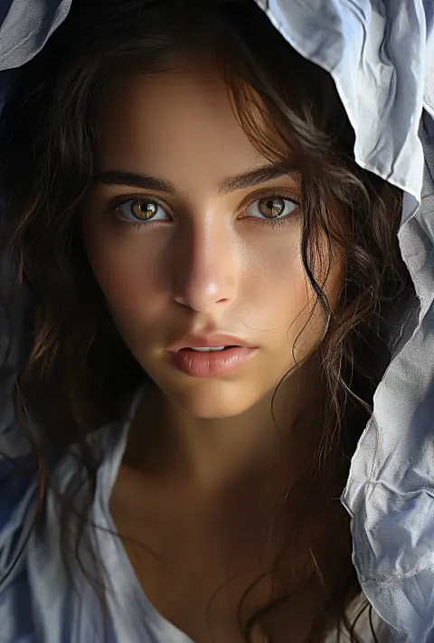 Woman Brown Eyes Face Portrait