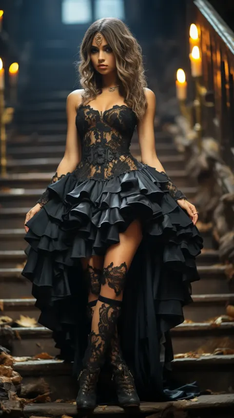Instagram Model Black Heels