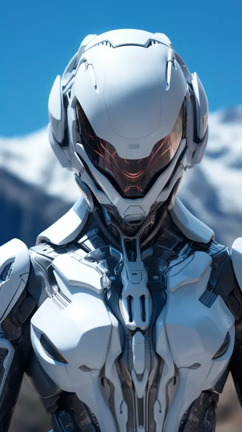 Female Sci Fi Armor Cybernetic