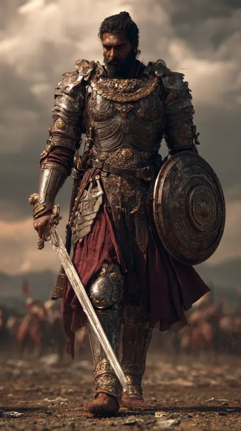 Indian Warrior Mahabharatha Armor