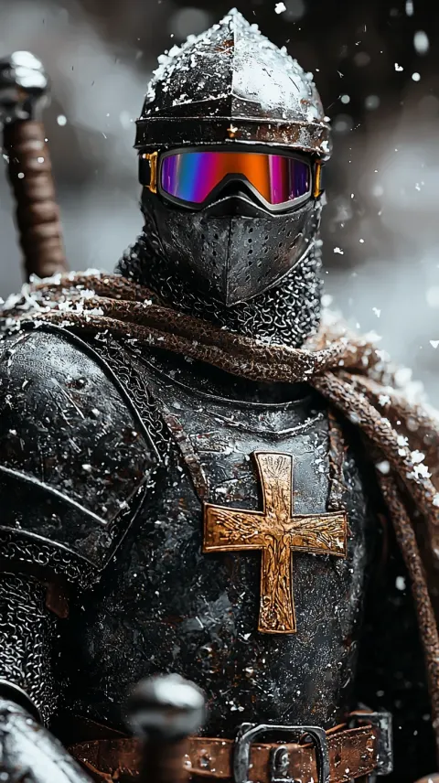Medieval Knight Rainbow Glasses