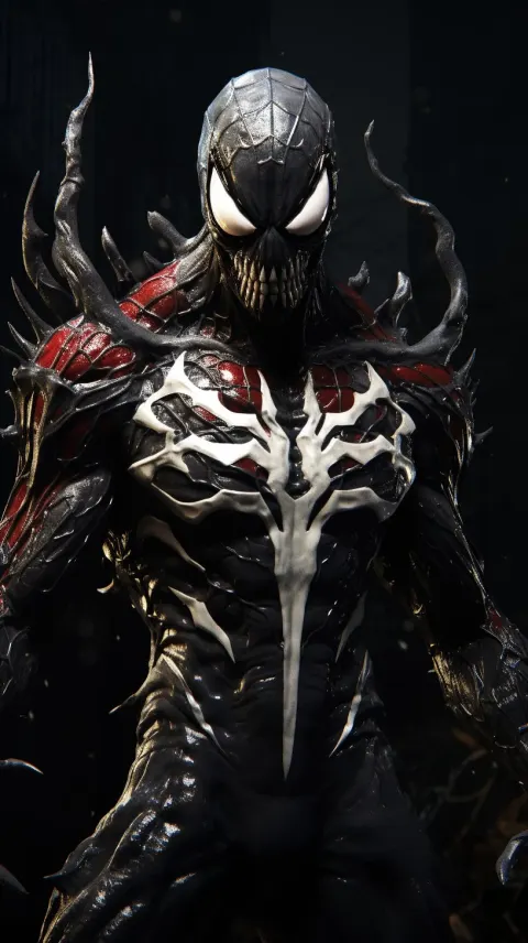 Venomized Spider-Man Ultra Realistic