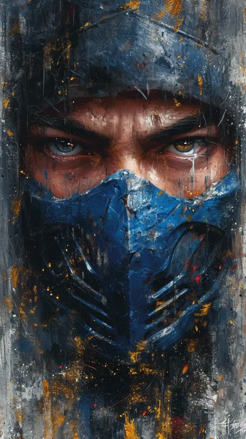 Sub Zero Mortal Kombat Ink Art