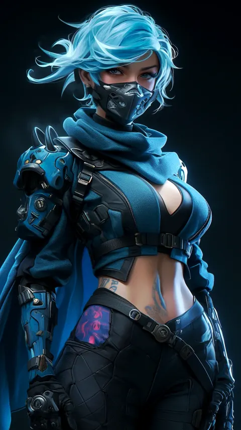 Mortal Kombat Frost Cyberpunk Street Ice