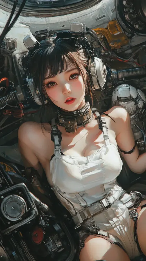 Japanese Beauty Atompunk Whole Body Shot