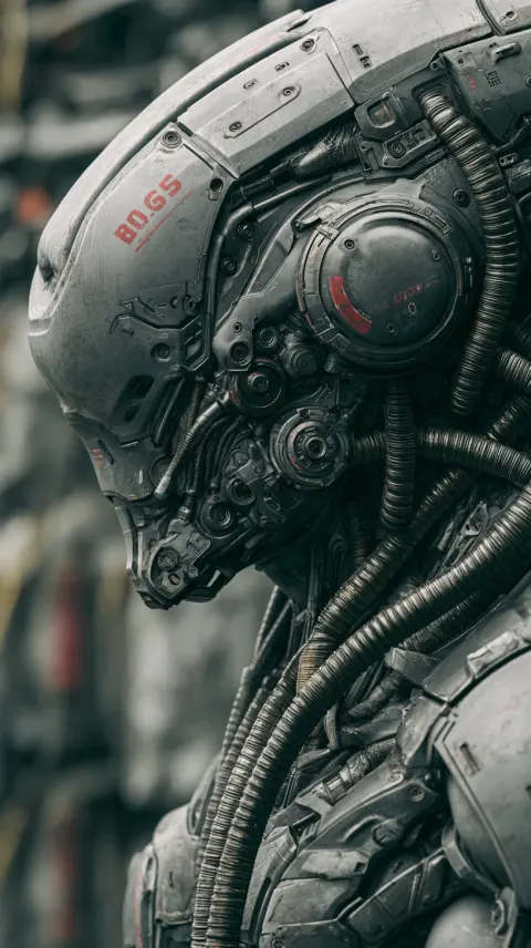 Biomechanical Industrial Mecha Design