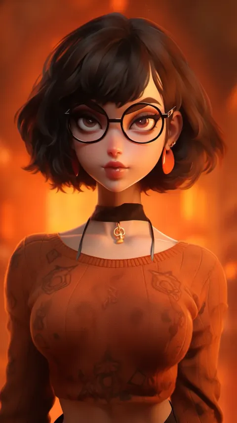 Velma goes Anime Goth