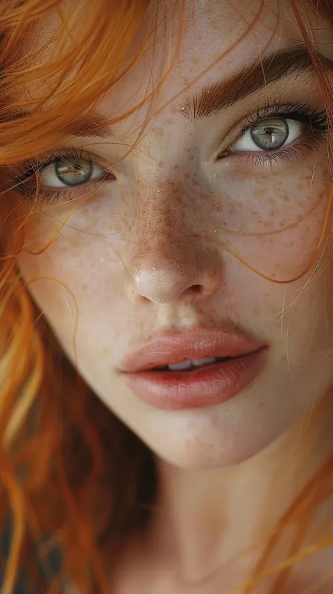 Woman Red Hair Twilight Eyes New Orleans