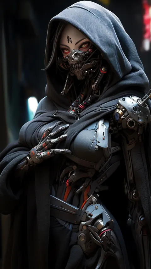 Mortal Kombat D'Vorah Insectoid Cyberpunk