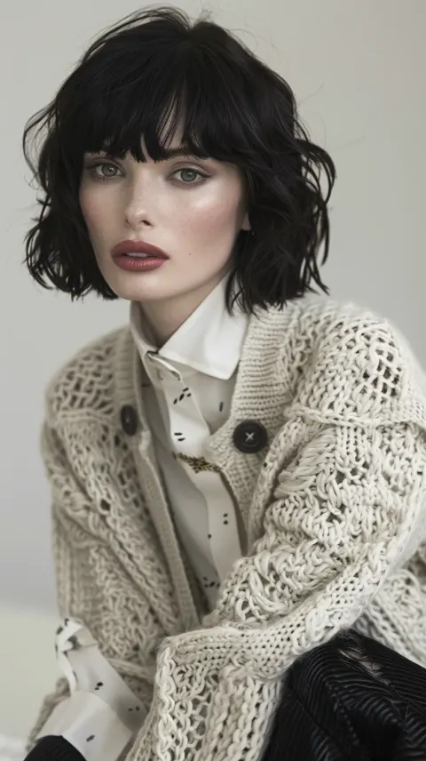 Fashion Magazine Model Woman Autumn Winter Collection