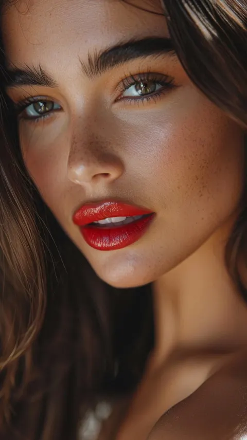 Spanish Fashion Model Close-Up Vogue Photography