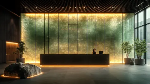 Modern Architecture Light Panel Interior