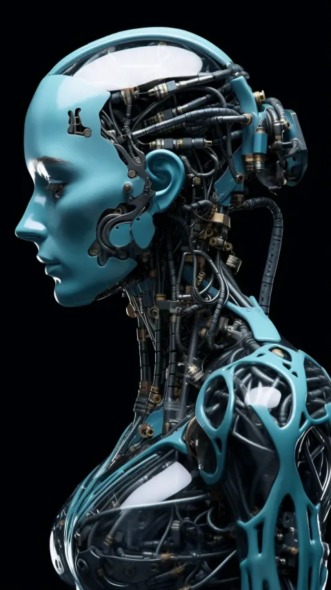 Android Face X-Ray Film Feminine Graceful