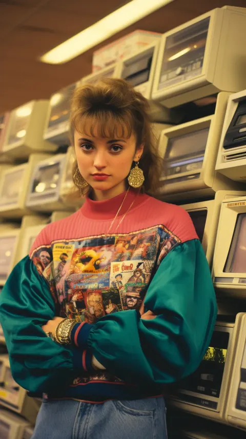 1990s Mall Teens Retro Clothing VHS