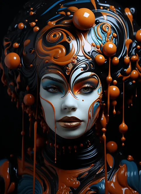 Coffee Art Deco Afrofuturism