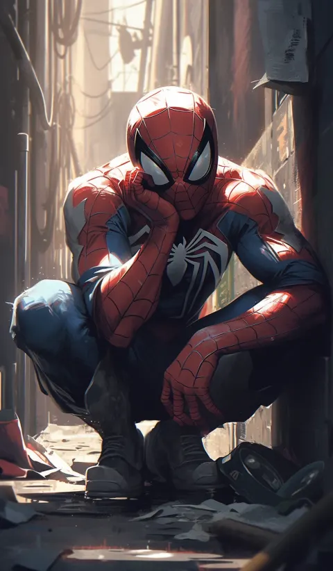 Spider Man Dynamic Detailed Scene