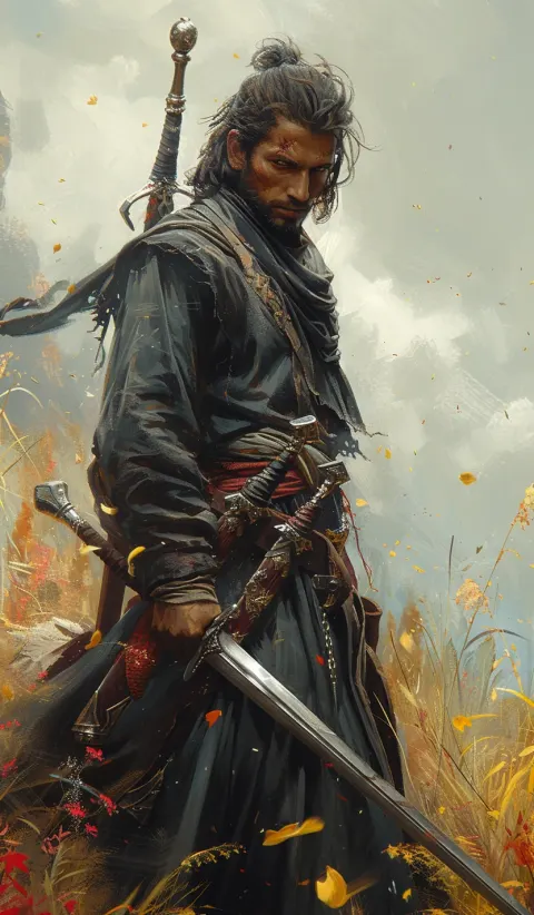 Knight Sword Fantasy Illustration