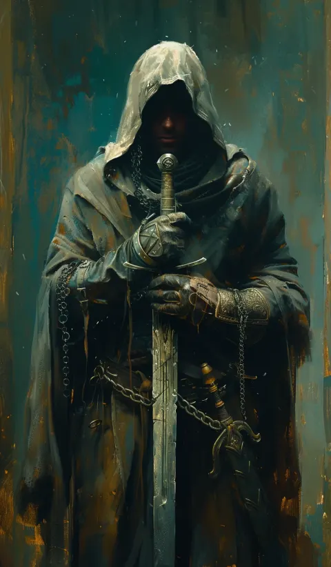 Knight Sword Subdued Palette