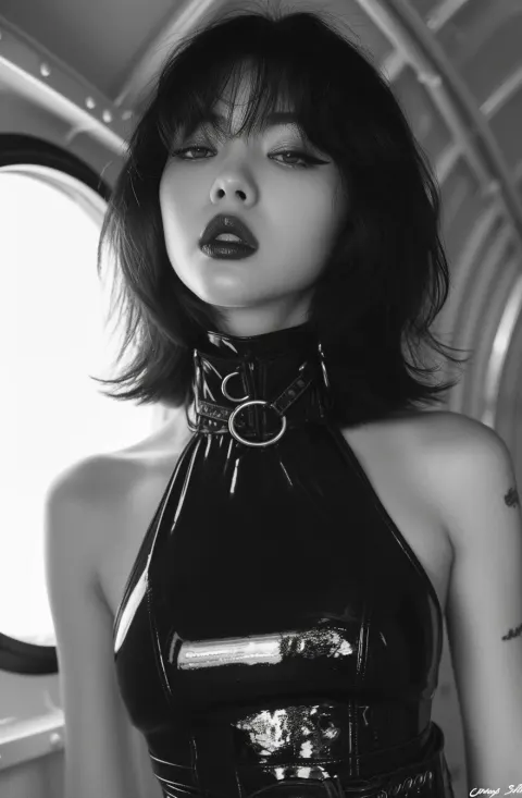 Fashion Vintage Latex Outfit