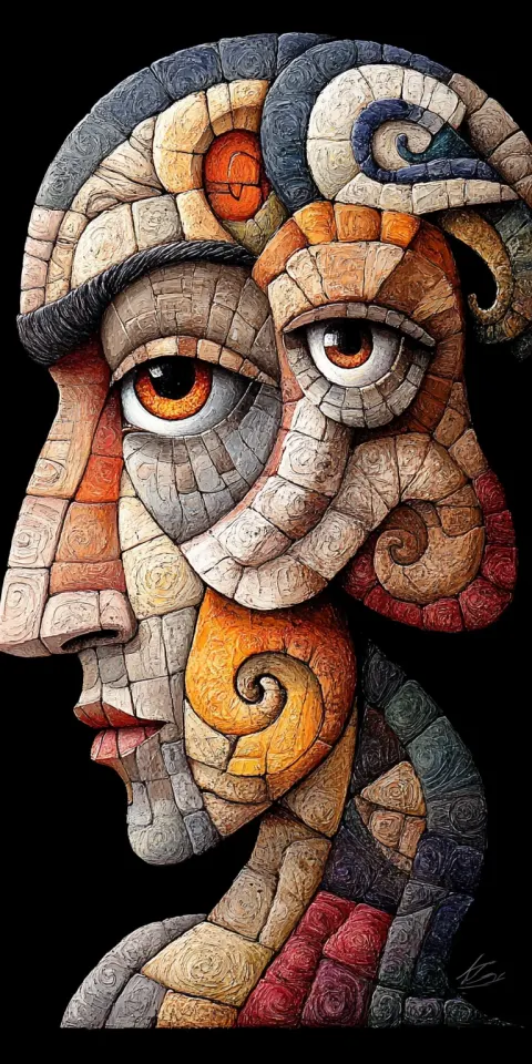Picasso Style Abstract Realism