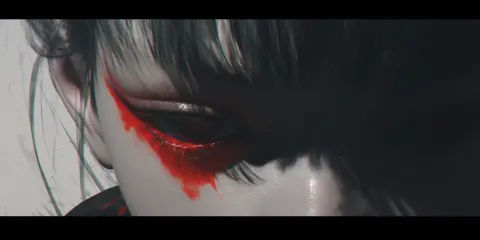 Woman Shadow Darkness Madness Expression