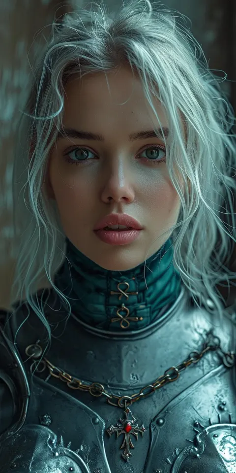 Woman Armor Y2K Aesthetic Dream Like