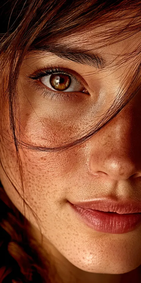 Asian Beauty Symmetrical Portrait Photography