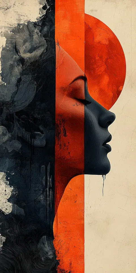 Surreal Abstract Artwork Simplistic Wonder