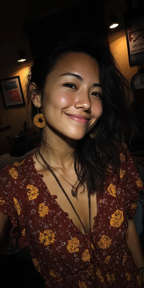 Asian Woman Mid 20s Portrait
