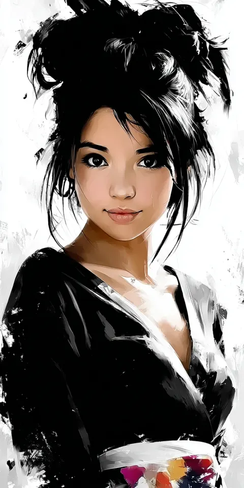 Female Pencil Sketch Portrait