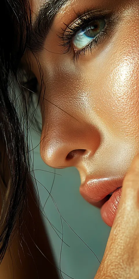 Woman Pop Realism Hyperrealistic Portrait