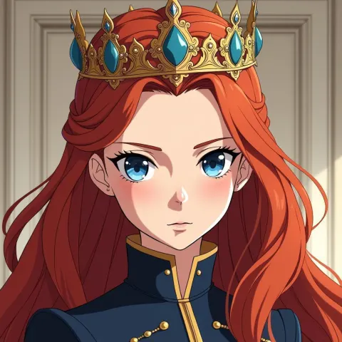 Sansa Stark Crowned in Vibrant Anime Style