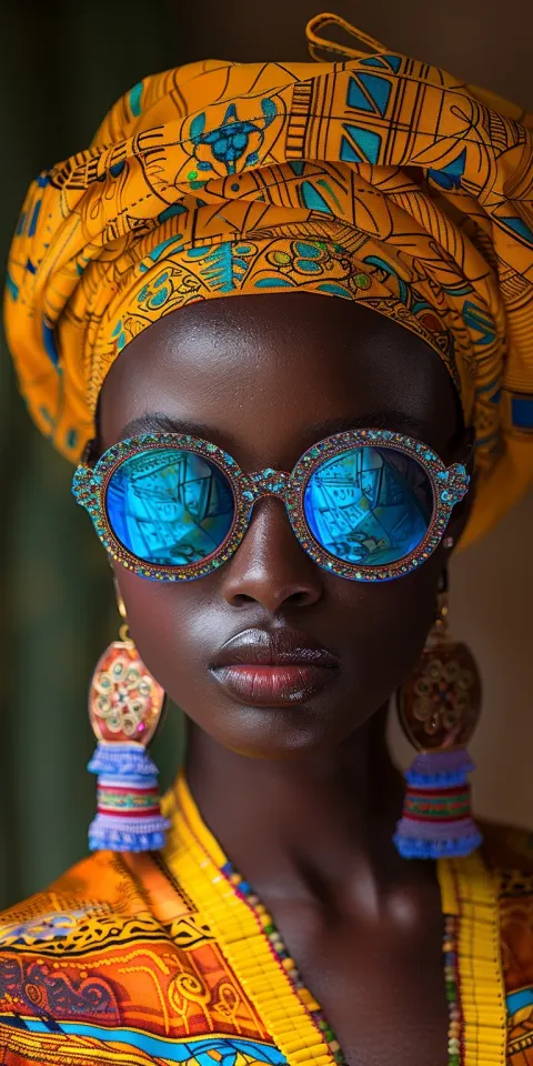 African Woman Vogue Fashion Traditional