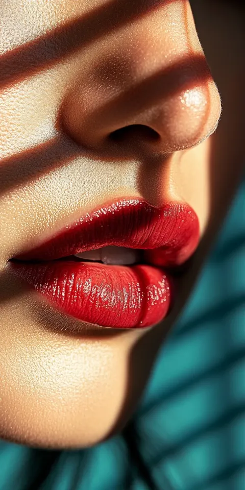 Woman Lips Nose Greg Rutkowski