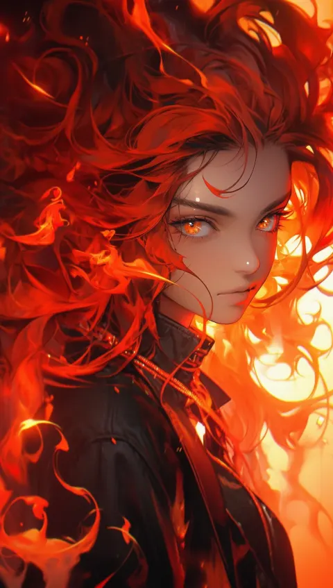 Fierce Character Red Hair