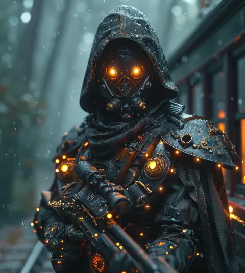 Evil Train Steampunk Midnight