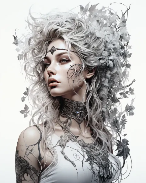 Woman Tattoo Fantasy Art