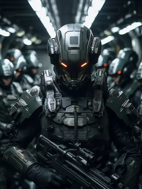 Futuristic Soldiers Armor Epic